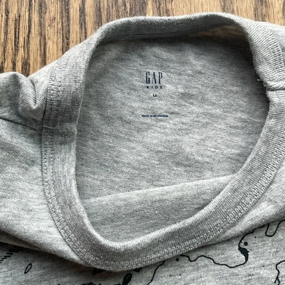 Lot of 4 Gap Kids Boys long sleeve Tee size M (8) - Picture 7 of 9